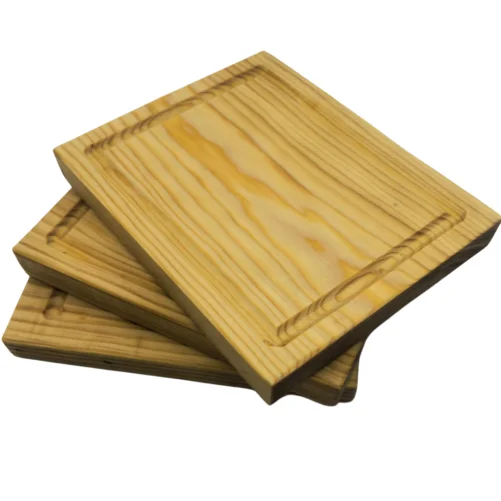 Tablas para Picar de Madera de Pino paq. de 10 pz