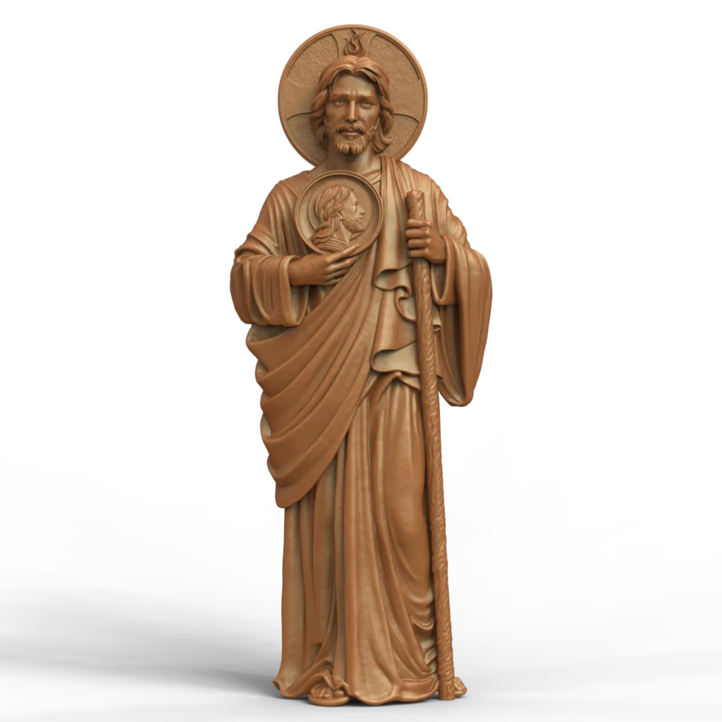 Archivo STL de San Judas Tadeo para Proyectos CNC 2